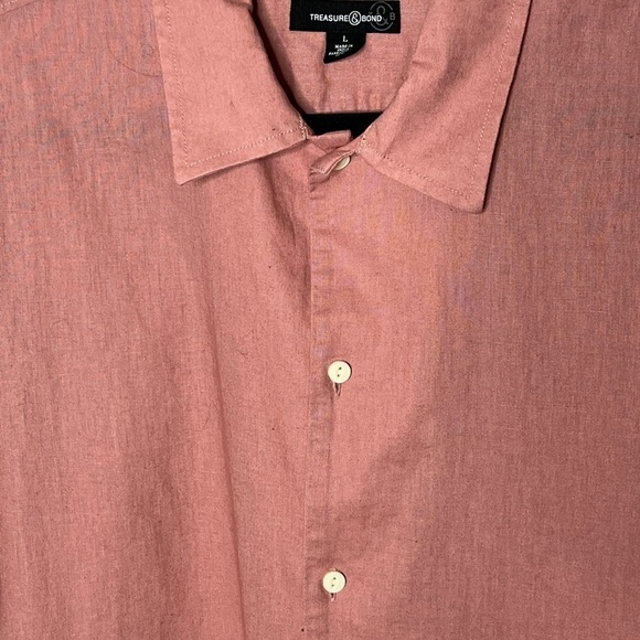 Treasure & Bond Button Down Shirt Sz Large - Picture 2 of 4